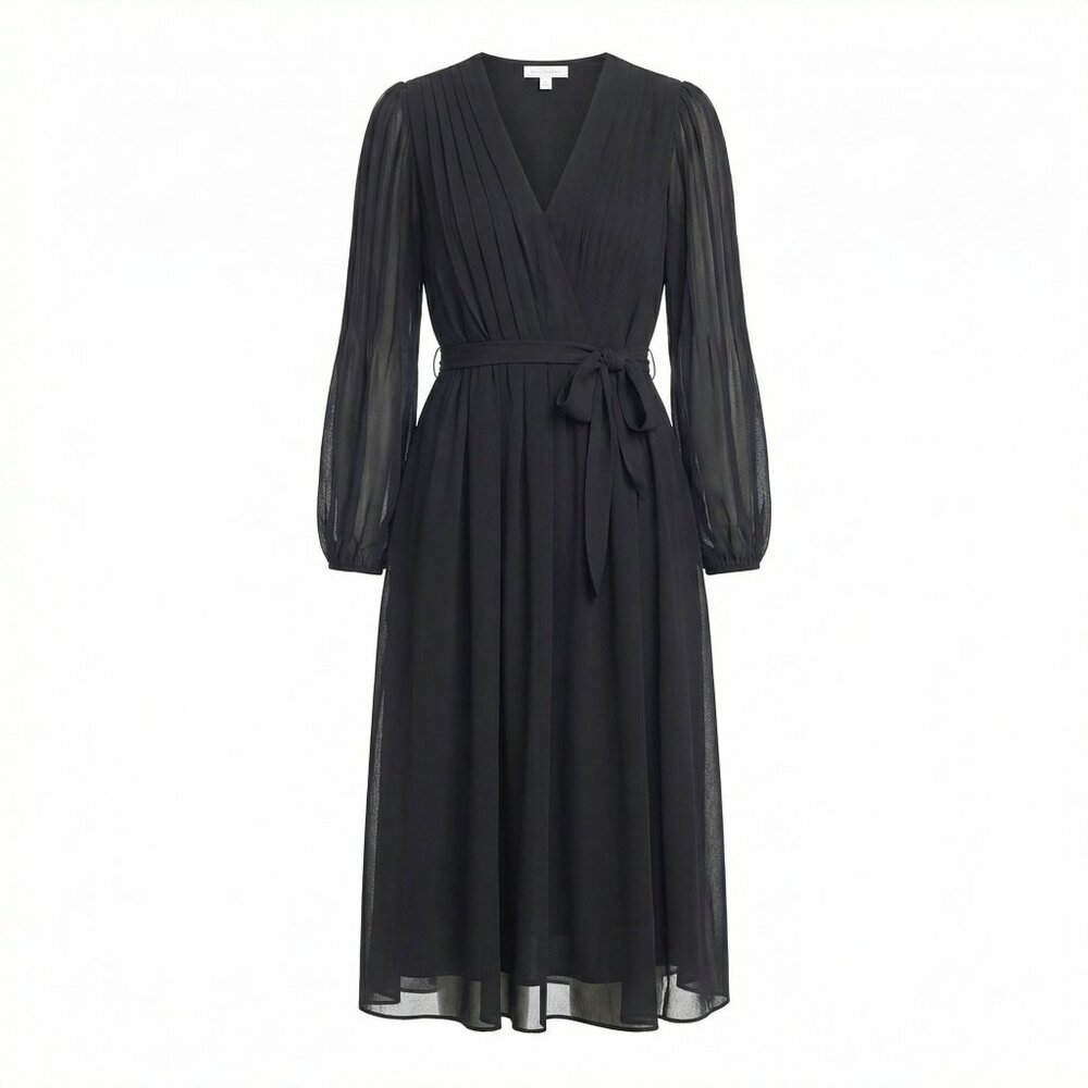 Kobi Halperin Tatum Pintucked V-Neck Midi Dress Women’s